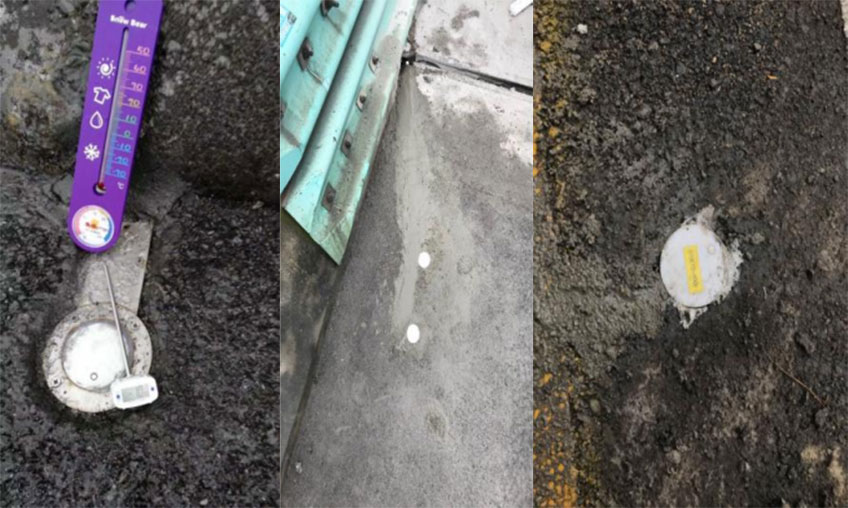 路面结冰传感器实拍图